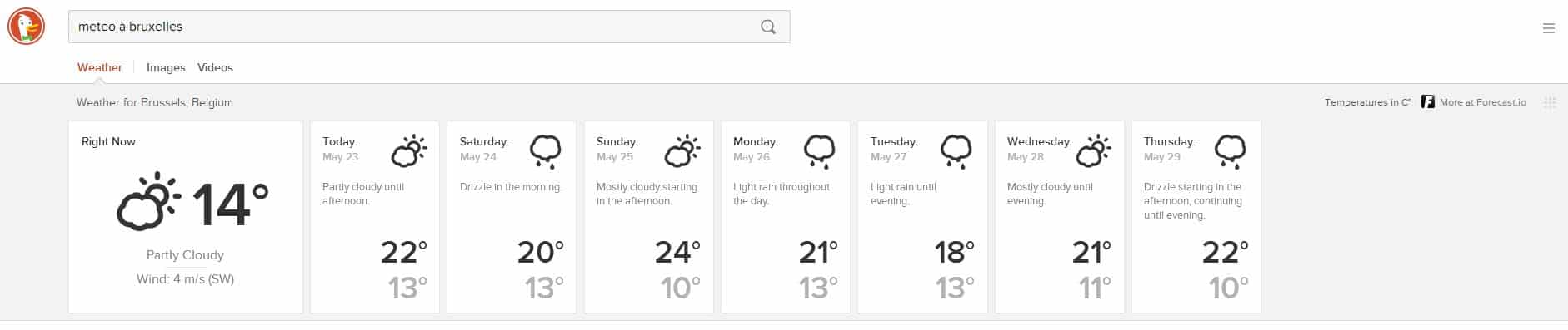 duckduckgo-meteo