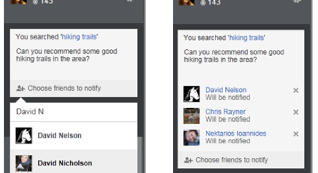 Bing ajoute la fonction "taguer un ami" à sa barre sociale