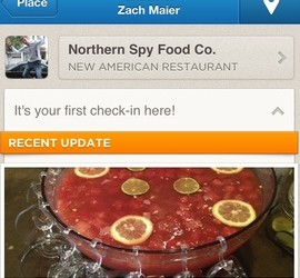 Foursquare des mises à jour locales