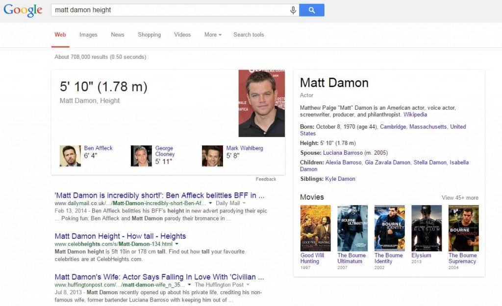 knowledge-graph-matt-damon-height