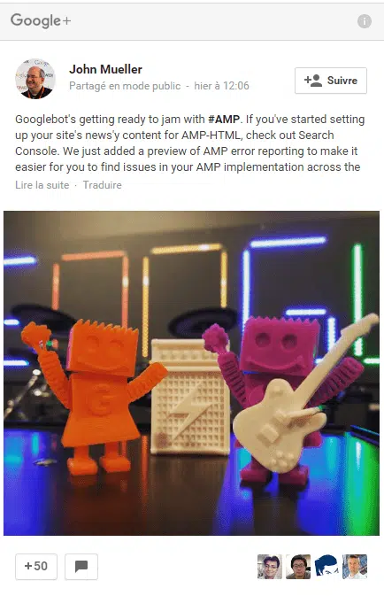 John Mueller annonce APM