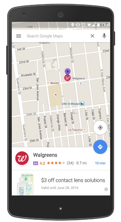 La publicité s'invite sur Google Maps