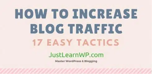 Infographie: 17 astuces pour générer plus de trafic sur votre blog