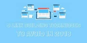 Infographie: 9 techniques de link building à éviter en 2018