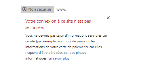 HTTPS: Google identifie les sites en HTTP comme « non sécurisés »