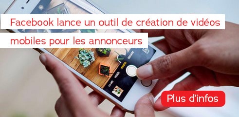 Outil de création de vidéo pour mobile avec Facebook