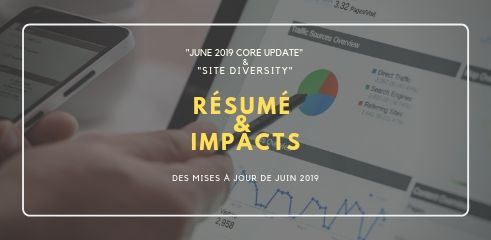 Mises à jour de Googl juin 2019 June 2019 Core Update et Site Diversity